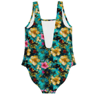 Floral Elegance Fashionable One Piece Swimsuit - ELIVIOR