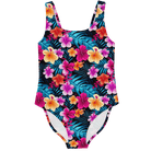 Vintage Hawaiian Tropical Flowers One Piece Swimsuit - ELIVIOR